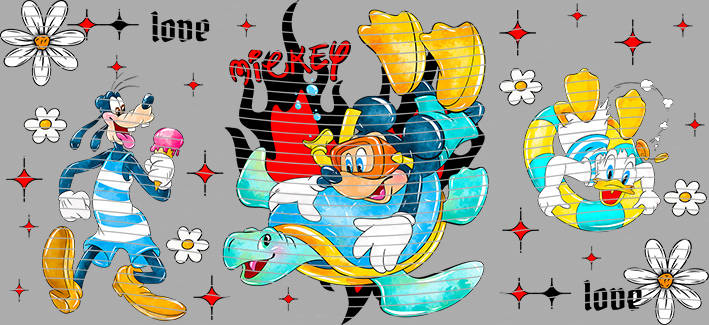 16oz Disney style-D-1088